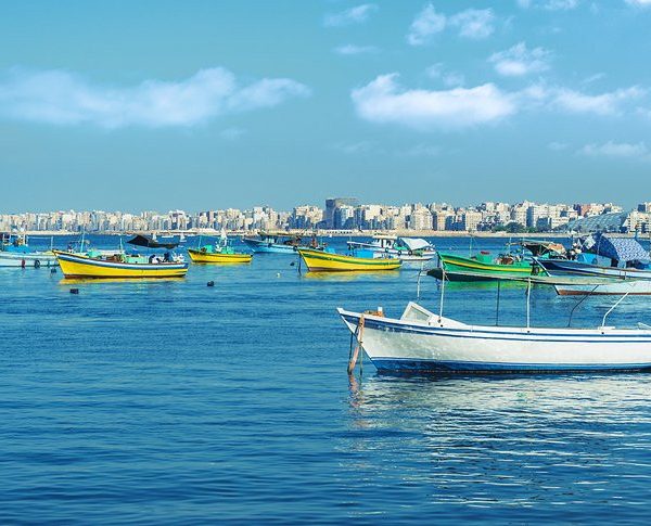 Egypt Alexandria Boats